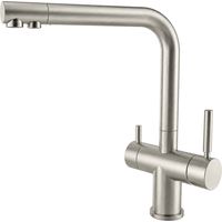Shurity 524 Rubinetto da cucina 5 vie Acciaio Inox Nickel Spazzolato