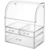 ilus Makeup Storage Organiser Acrylic Cosmetics Organizer Beauty Storage