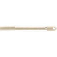 Varilla extensible redonda para visillo - Ø 7 mm / 80-135 cm - Blanco