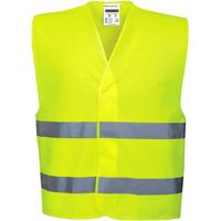 Gilet ad alta visibilità con 2 fasce e chiusura in velcro T-LHV714YF