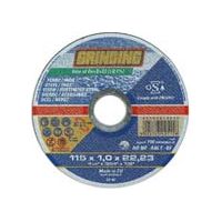 DISCHI DA TAGLIO SOTTILE CENTRO PIANO PER FERRO/INOX- - ø mm.115x1,6 foro 22,2 da taglio per ferro/inox - 50 pezzi GRINDING