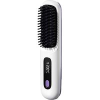 Lisseur sans fil version améliorée, lisseur portable pour femmes, format voyage, 2 en 1, rechargeable par USB