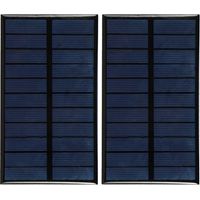 Panneaux solaires en polysilicium, Panneau Solaire DIY Panneau Solaire, Faible coût pour Le Chargement de Petites Batteries DC Affichages solaires Jouets solaires Lampes s