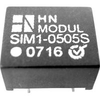 HN Power SIM1-0512S-DIL8 Convertitore DC/DC da circuito stampato 5 V/DC 12 V/DC 100 mA 1 W Num. uscite: 1 x Contenuto 1