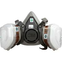 Crea – 3M 6200 Reusable Half-Mask Respirator – Protection against gas and dust – Adjustable headband – Compatible with 3M cartridges