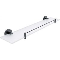 Nimco Unix - Ablage, 60 cm, Glas matt/schwarz matt UNC 13091BX-60-90