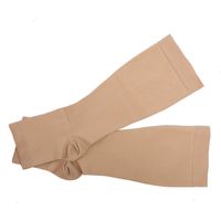 Bas de contention médicale hauts mollets, ouverture orteil, couleur chair XXL, anti-varices, affinage jambes, soin corps.