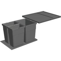 NINKA eins2vier Set KB 450/Seitenwand 16 mm Dunkelgrau