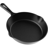 Gusseisenpfanne 20 CM, Bratpfanne aus Gusseisen, für Induktion, Gas und Ofen