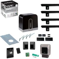 FAAC C720 RAPID KIT 1059995 400 kg 24v 4mt Cremagliera Automazione Cancello Scorrevole