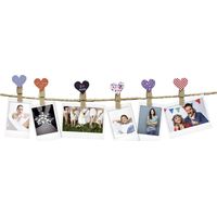 Decorazione da posare Fujifilm design clips forma cuore magnetico