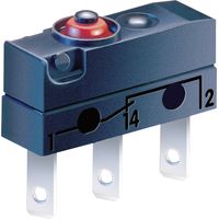 ZF DC2C-L1AA Mikroschalter DC2C-L1AA 250 V/AC 10 A 1 x Ein/(Ein) tastend 1 St.
