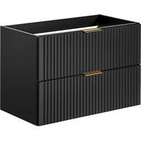 Mueble bajo lavabo 80cm Adriel Negro