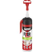 Fissatore senza perforare per tutti i lavori trasparente con gancio 110g - Sader