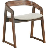 Selsey SALOSS – Chaise en bois brun / beige
