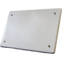 Coperchio per cassette di derivazione da incasso, 154x98 mm, ideale per protezione e copertura di impianti elettrici, PT04