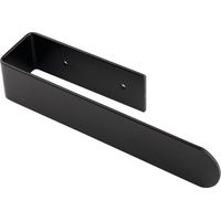 CCYKXA Black Bathroom Towel Holder, Adhesive Wall Mounted Towel Rack Holder No Drilling, Stainless Steel Wall Mounted Bathroom Towel Holder for Kitchen and Toilet