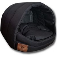 Hundebett – Kleiner Hund – Box – Hundebett – 45 x 49 x 36 cm – Schwarz – Hundebett – Hundebett