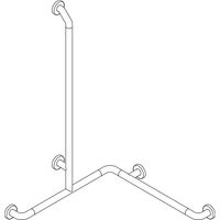 pba 01 Duschhandlauf AS links 760x760, Anti-Suizid, BH-Stange 1160mm, aus Nylon