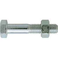 Ultima boulon tête hexagonale acier zingué blanc 6x40 mm
