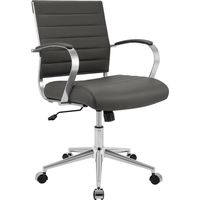 Bürostuhl Oakland Kunstleder grau