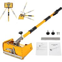 Boîte De Finition Enduit Placo Kit Outils Plaquiste Avec Manche Réglable Banjo Placo Bazooka Plaquiste 105-168cm Pour Murs Et Plafonds Masticage Mastic Murs Plafonds Maisons Bricoler