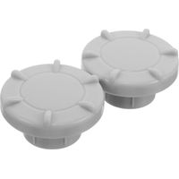 de 2 cache vis en plastique gris pour toboggan enfant