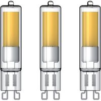 Xanlite - Paquete de 3 bombillas retro LED Caspule, base G9, 2.6W cons. (20W eq.), 200 lúmenes, luz blanca cálida Xanlite - PACK3ALG9200
