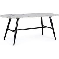 Tavolino Bianco Moderno da Interno 110x50 cm - FREYA