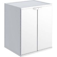 KIT COPRILAVATRICE RESINA 68X64XH88 CM BIANCO