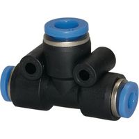 Raccord enfichable en T Blaue Serie 2 x 6 / 1 x 4 mm L1 19,0 mm