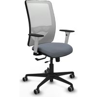 Chaise de bureau piqueras y crespo Zulema blanc roulettes parquet