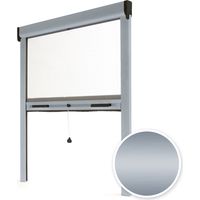 Persiana mosquitera enrrollable Luxe - Aluminio - Gris plata - An 800 x Al 1000mm