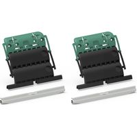 Slid'Up By Mantion – Lot de 2 attaches verrou Clicksur pour tube ZF – 2 maillons – Pour lames de 8 et 14 mm – Capacité de levage 7 kg par attache