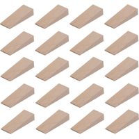 Cyclingcolors – Cale en bois universelle 20x 55mm x 20mm x 6mm – Butoir de porte pour ajustement précis – Idéal pour bois dur et teck