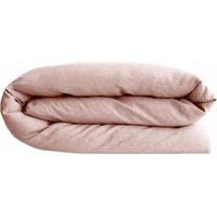Housse de couette Palace 100% coton teint lavé Vent du sud - Palace Rose - Housse de couette 140 x 200 cm - Palace Rose -