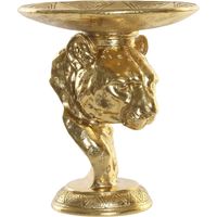 Statuette Jaguar doré en résine
