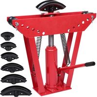 Varan Motors – Cintreuse hydraulique NETB02 – Pression 12 tonnes – 6 matrices pour tubes de 15 à 50 mm – Acier pour travaux sanitaires et automobiles