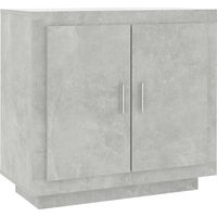 Maison La Vie - Buffet Salon Moderne - Meuble de rangement - Gris béton 80x40x75 cm Bois d'ingénierie bu4575