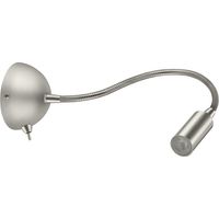 Applique lecteur tilt OLVAS LED SMD 2.10W 299lm CRI80 3000K 35º Nickel satin