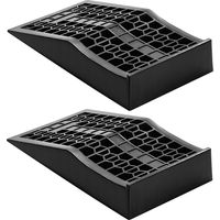 Mophorn Rampa di Carico per Auto, Set di 2 Pezzi con Altezza di Sollevamento di 66 mm, Ideale per Officine, Cambio Olio e Riparazioni di Camion, Capacità di Carico 2268 kg per Pezzo, Colore Nero