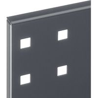 Plaque perforée B450xL2000mm gris