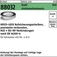 Keilsicherungsscheibe R 88032 HLK-30 Stahl zinklamellenb. geklebt 25St. HEICO 25 Stk