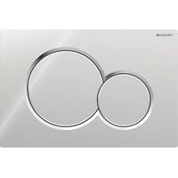 Placca di comando per WC Geberit Sigma01, cromo lucido – Dimensioni 24,6x16,4 cm – Compatibile con SIGMA01 – Design moderno ed elegante