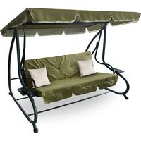 Aga Balançoire de jardin 2en1 GRANDLUX XXL Olive