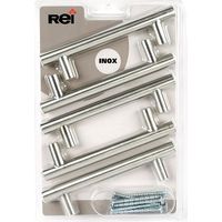 Lot 5 Poignées Inox D12 L96 Design Moderne, Robustesse Inox - Reunion Industrial