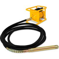 Eberth – Vibreur à béton électrique 3000W – Tête 60mm pour béton armé – Tuyau 10m – Moteur puissant pour compactage professionnel