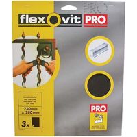 Flexovit Set di carta abrasiva 230x280 mm per levigatura