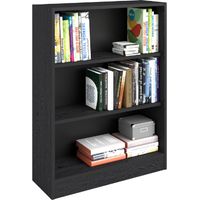 Bibliothèque Hobby 104 cm-2 étagères-noir