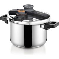 Tescoma 702766 Pentola a Pressione, Acciaio Inossidabile, Argento, 22 cm